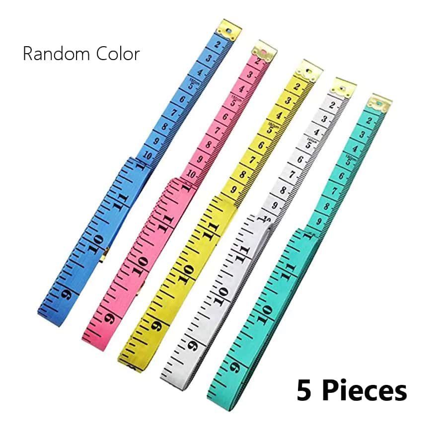 Tape Measure - 1/5/10Pcs 150cm/60-Inch Soft Body Measuring Ruler