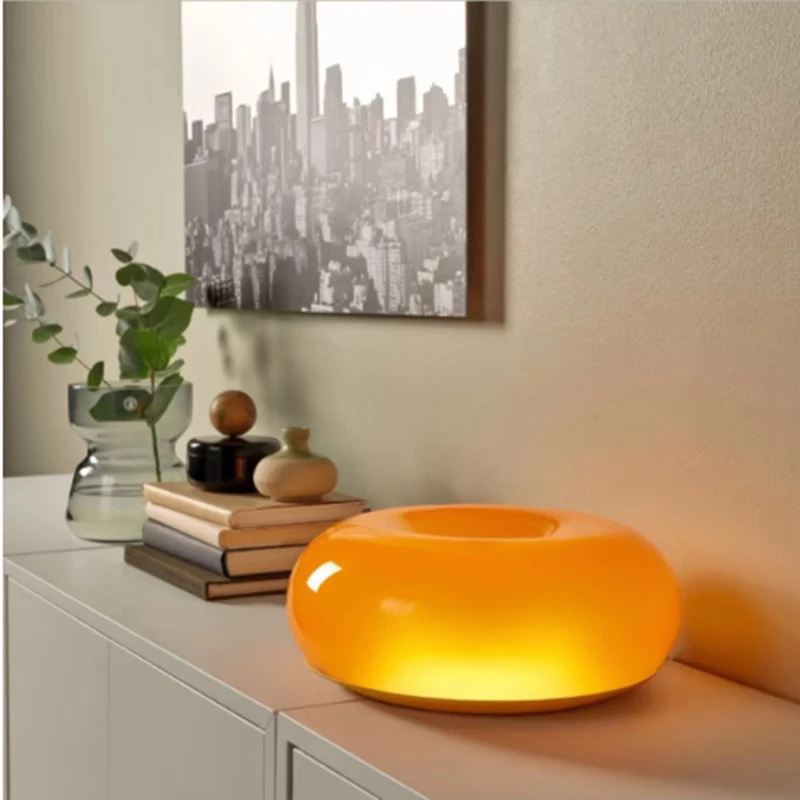 Light Switch - Creative Cream Orange Living Room Bedside