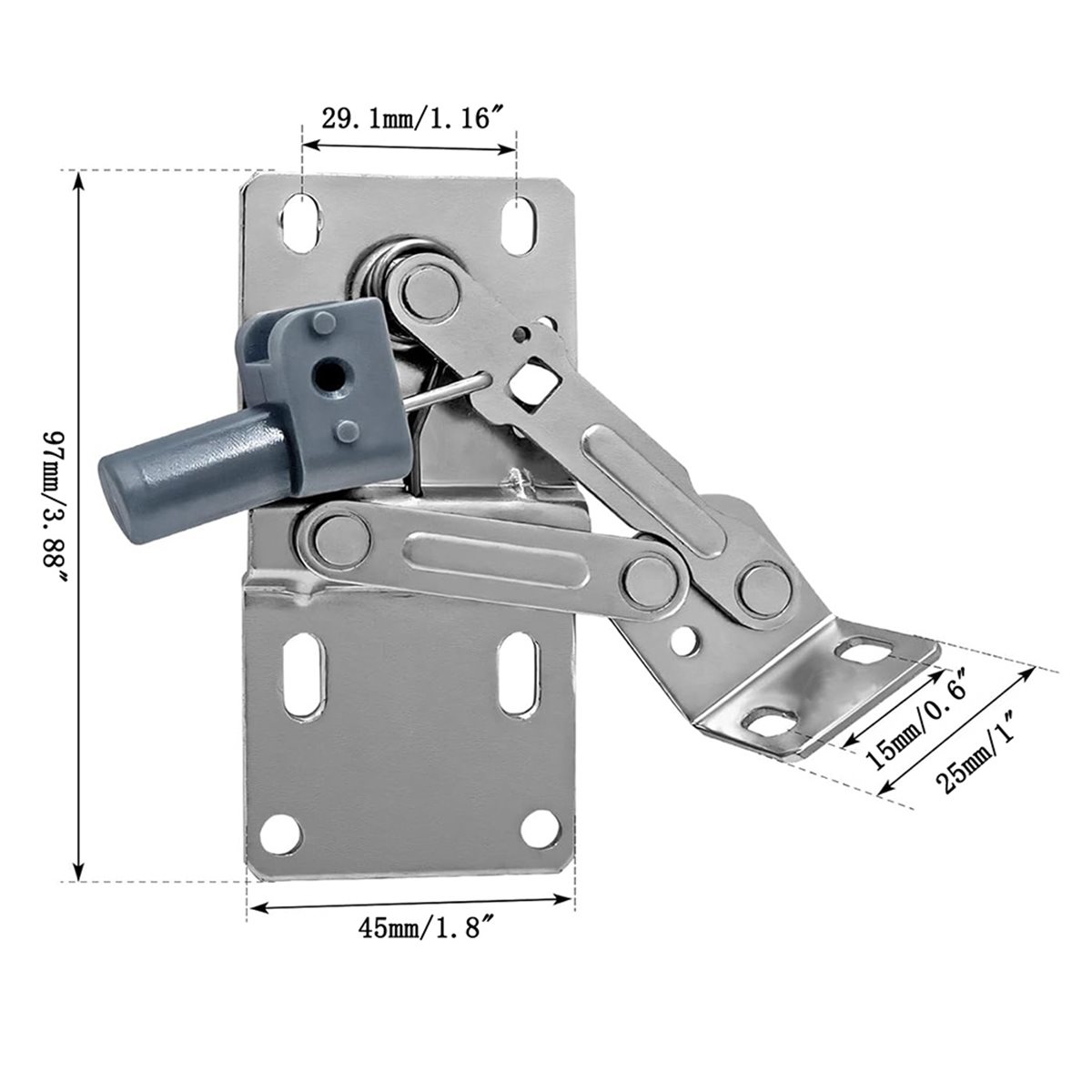 (A02R] 2Pcs 45 Degree Cabinet  - Cabinet Hinges 评论和价格