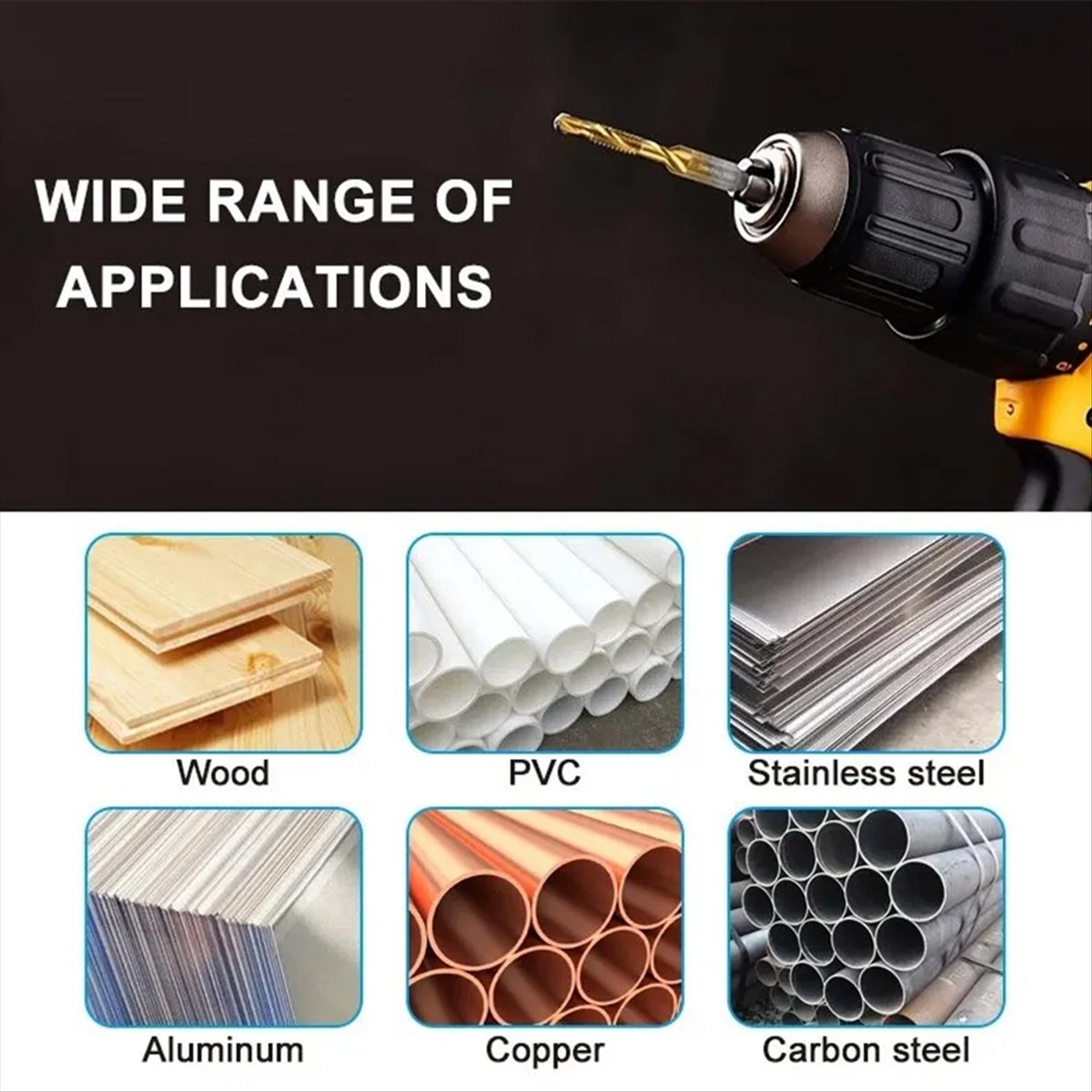 ✼M6x1mm Hex Shank Titanium Pla - Drill Bits 评论和价格