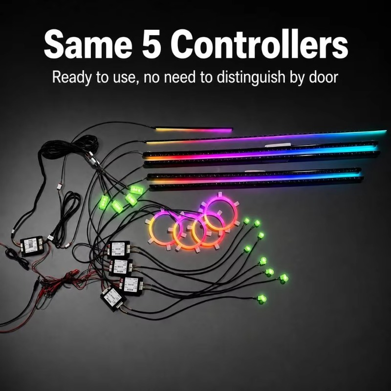 Car Ambient Lighting Kit 18 in - Door Handle 评论和价格