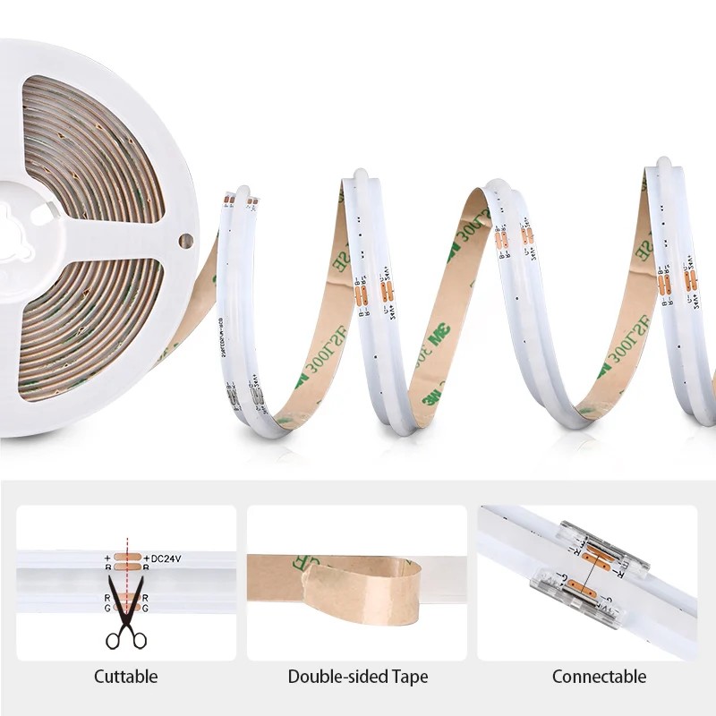 Hot Sale Dotless RGB Dimmable  - Led Strip Lights 评论和价格