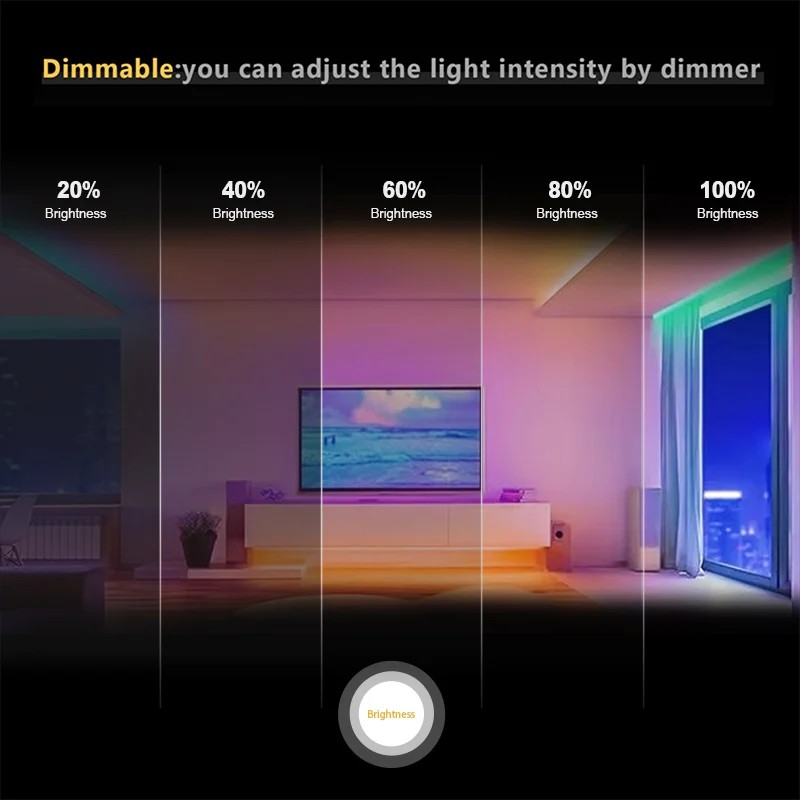 Hot Sale Dotless RGB Dimmable  - Led Strip Lights 评论和价格