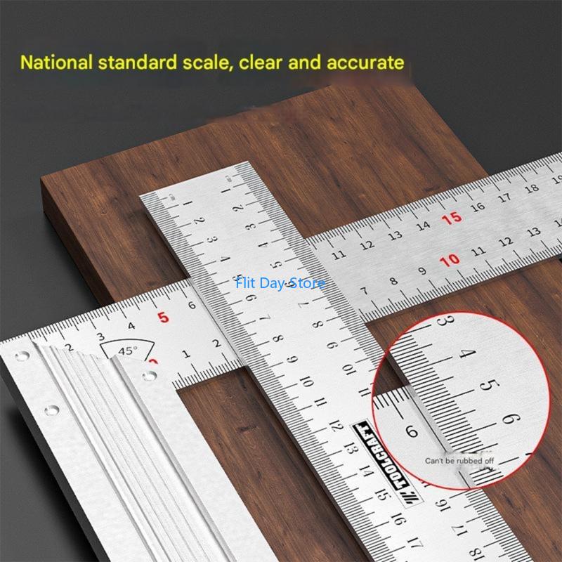 F92C Aluminum Square Ruler For - Home Improvement Mark 评论和价格