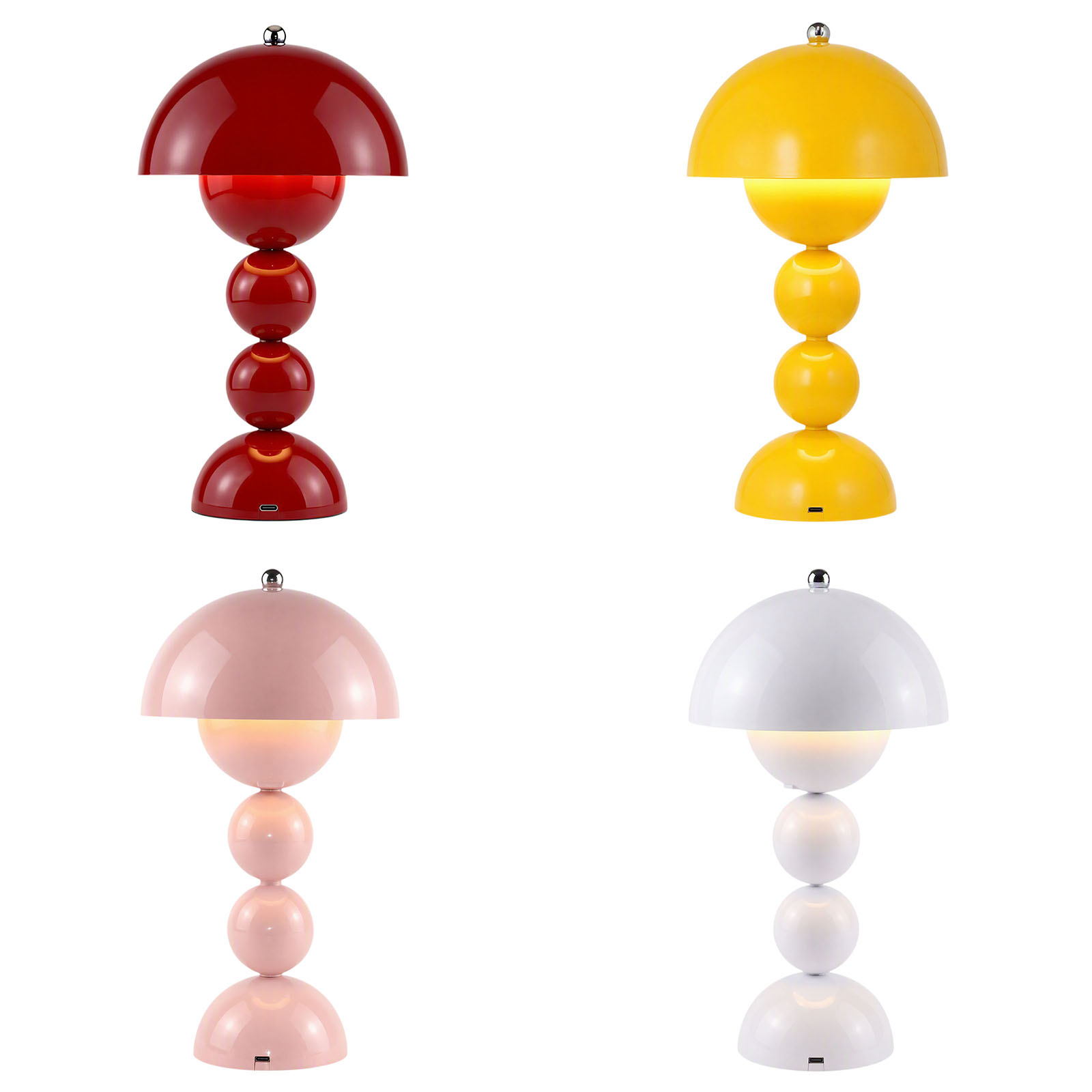 Mushroom Flower Bud Table Lamp - Light Switch 评论和价格