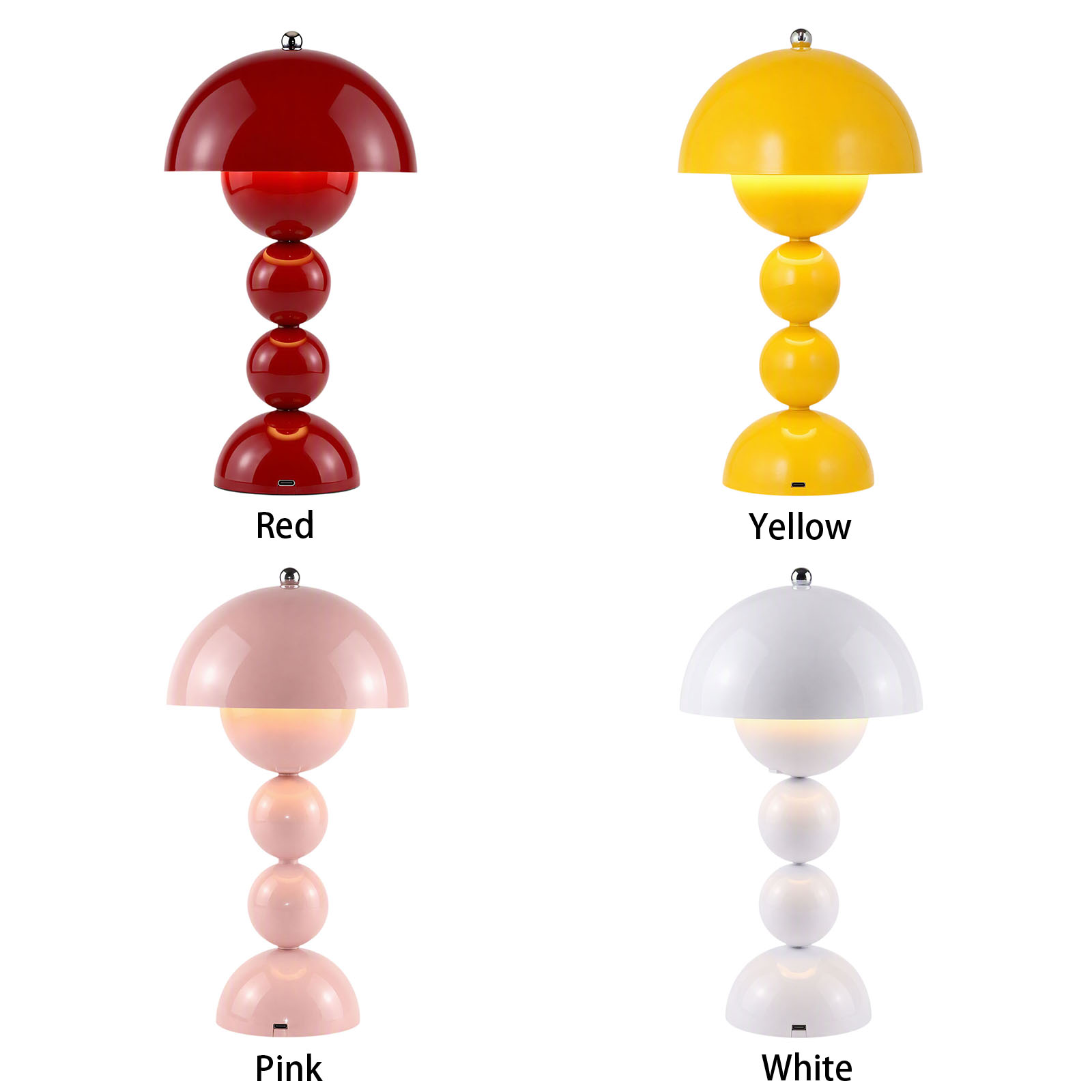 Mushroom Flower Bud Table Lamp - Light Switch 评论和价格