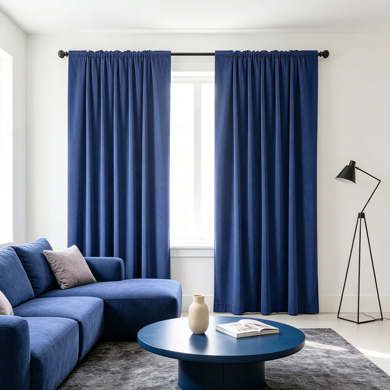 2pcs Solid Velvet Rod Pocket C - Curtain Rods 评论和价格