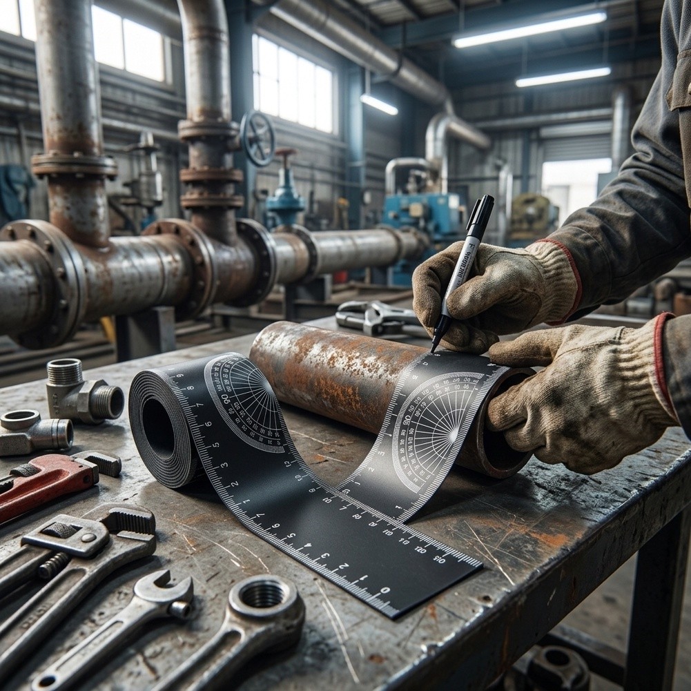 Pipe Measuring Tool Wrap Aroun - Tape Measure 评论和价格