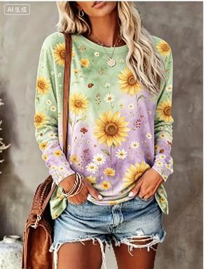 Women Long Sleeve T‑Shirt Grad - Wallpaper 评论和价格