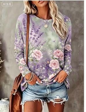 Women Long Sleeve T‑Shirt Grad - Wallpaper 评论和价格