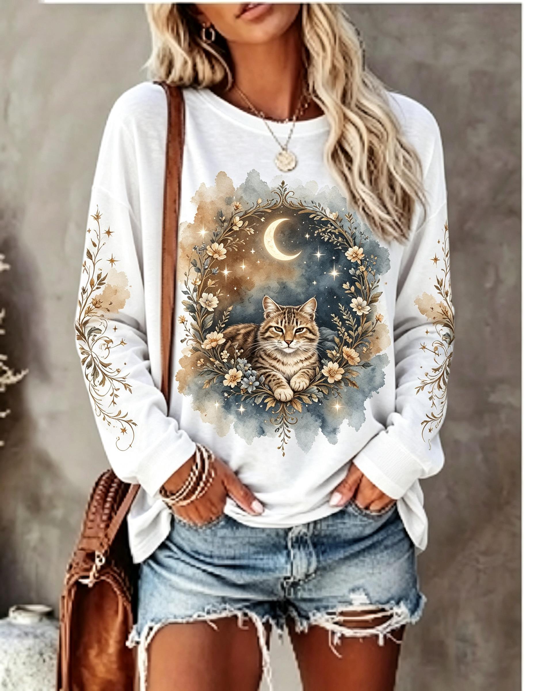 Women Long Sleeve T Shirt Howl - Wallpaper 评论和价格