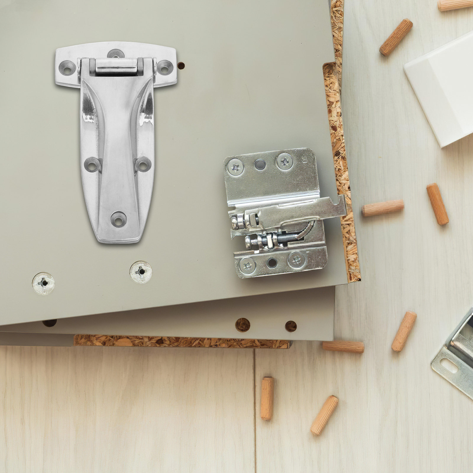 Heavy Duty Stainless Steel T H - Cabinet Hinges 评论和价格