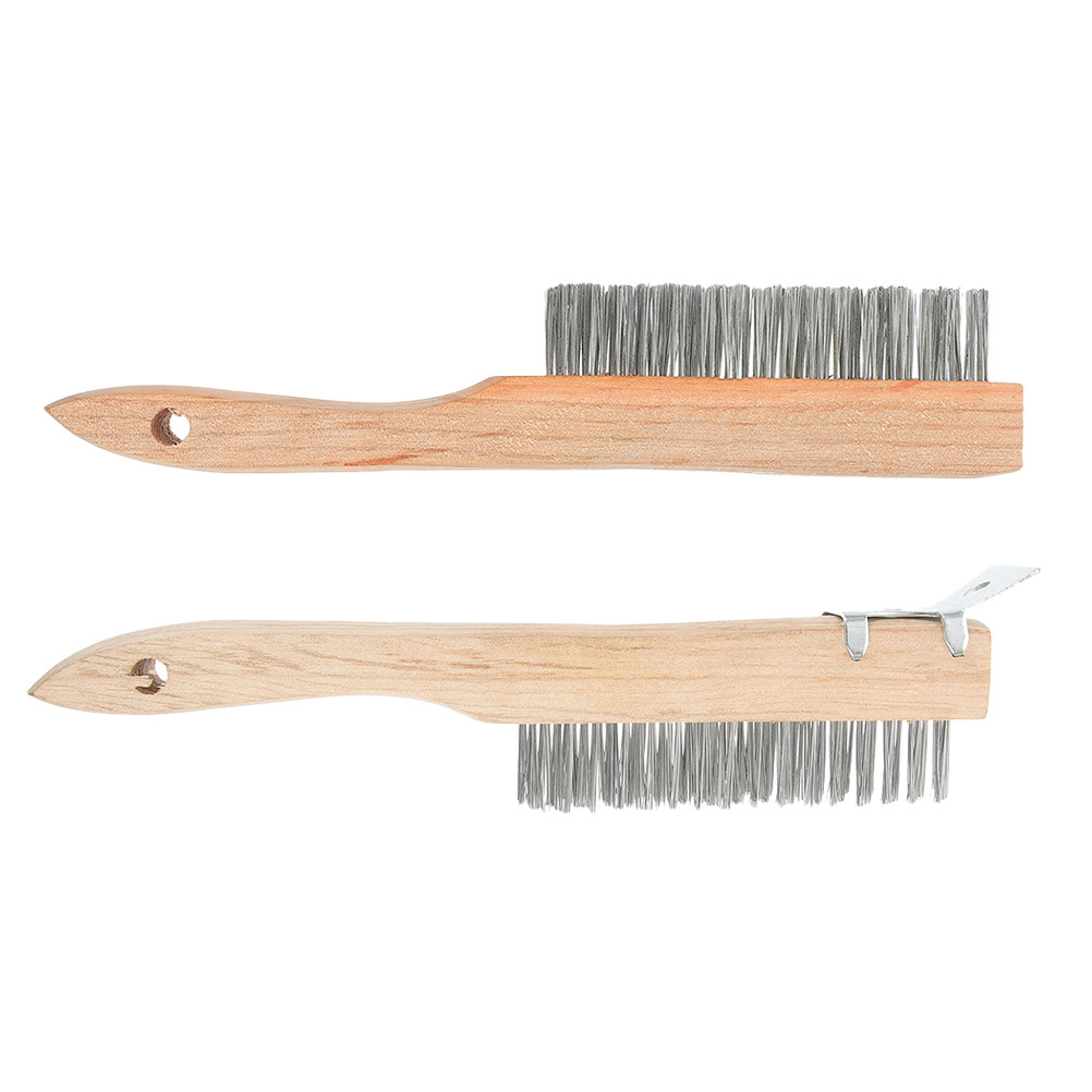 2pcs Steel Wire Brush with Woo - Paint Brush 评论和价格